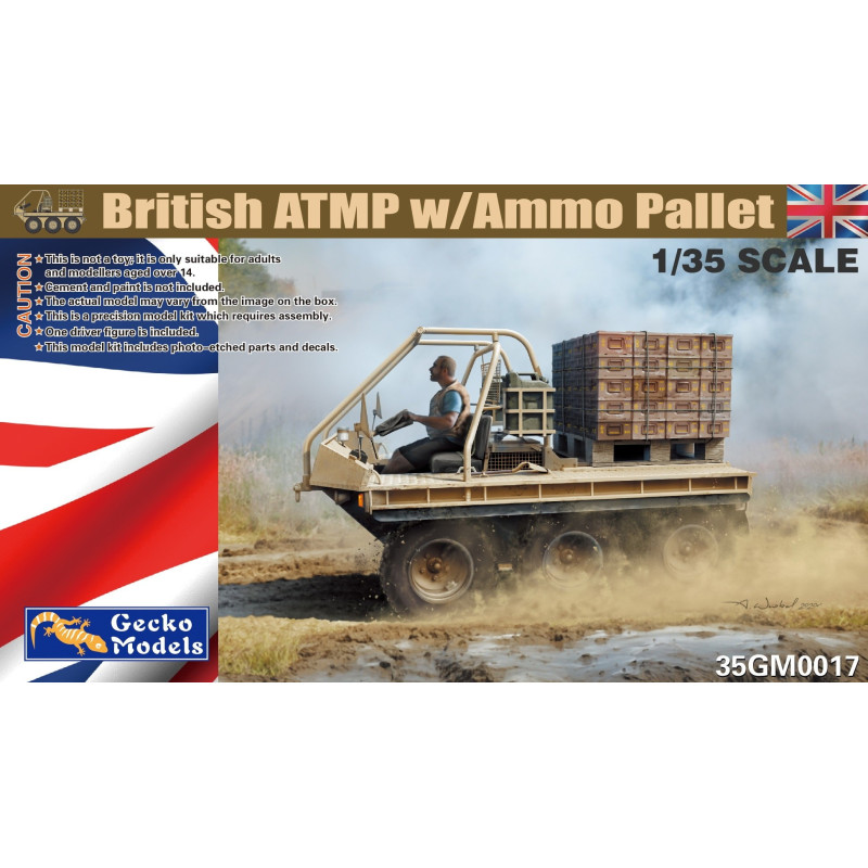 British ATMP w\Ammo Pallet 35GM0017 Gecko Models 1:35