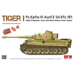 Tiger I Initial Production Early 1943 North African Front/Tunisia RM-5001U Rye Field Model 1:35