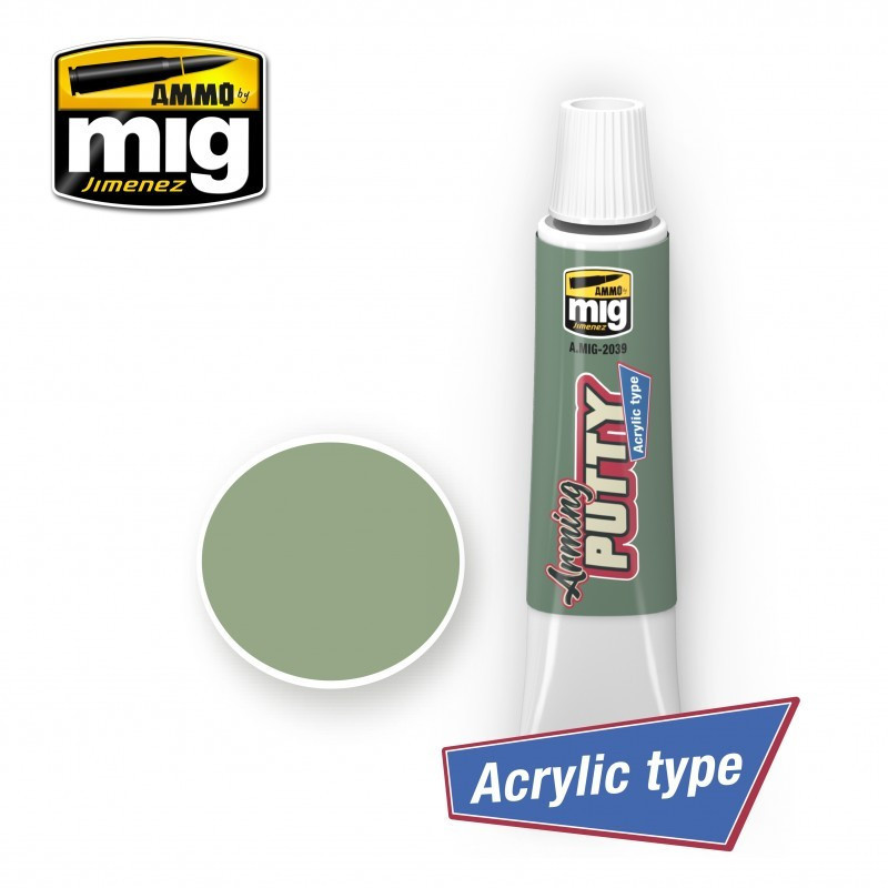 Mastic Acrylique 2039 Arming Putty Acrylic Type AMMO by Mig