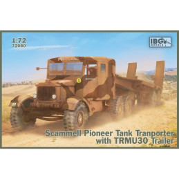 Scammell Pioneer Tank Transporter with TRMU30 Trailer 72080 IBG Models 1:72