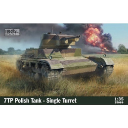 7TP Polish Tank - Single Turret 35069 IBG Models 1:35