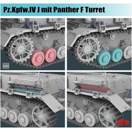Pz.Kpfw.IV J mit Panther F Turret RM5068 Rye Field Model 1:35