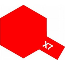 Rouge / Red X-7 81507 Tamiya 10ml