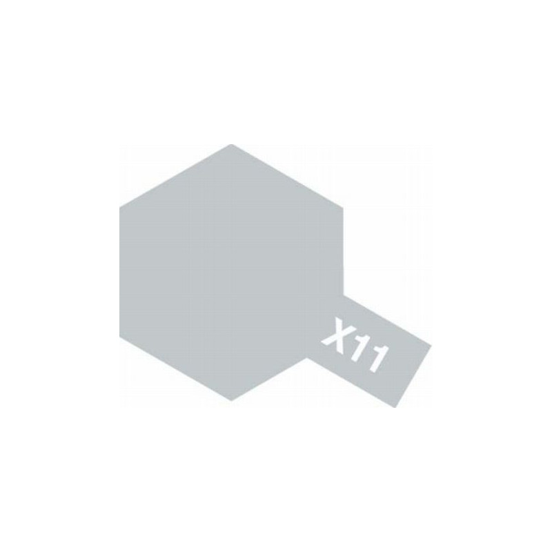Argent / Chrome Silver X-11 81511 Tamiya 10ml