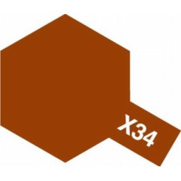 Brun Métal / Metallic Brown X-34 81534 Tamiya 10ml