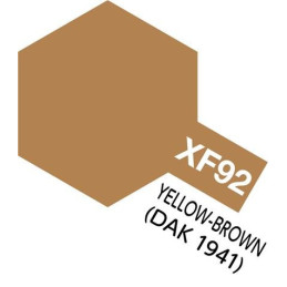 Brun Jaunâtre DAK 1941 / Yellow-brown (DAK 1941) XF-92 81792 Tamiya 10ml