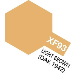 Brun Clair DAK 1942 / Light Brown (DAK 1942) XF-93 81793 Tamiya 10ml