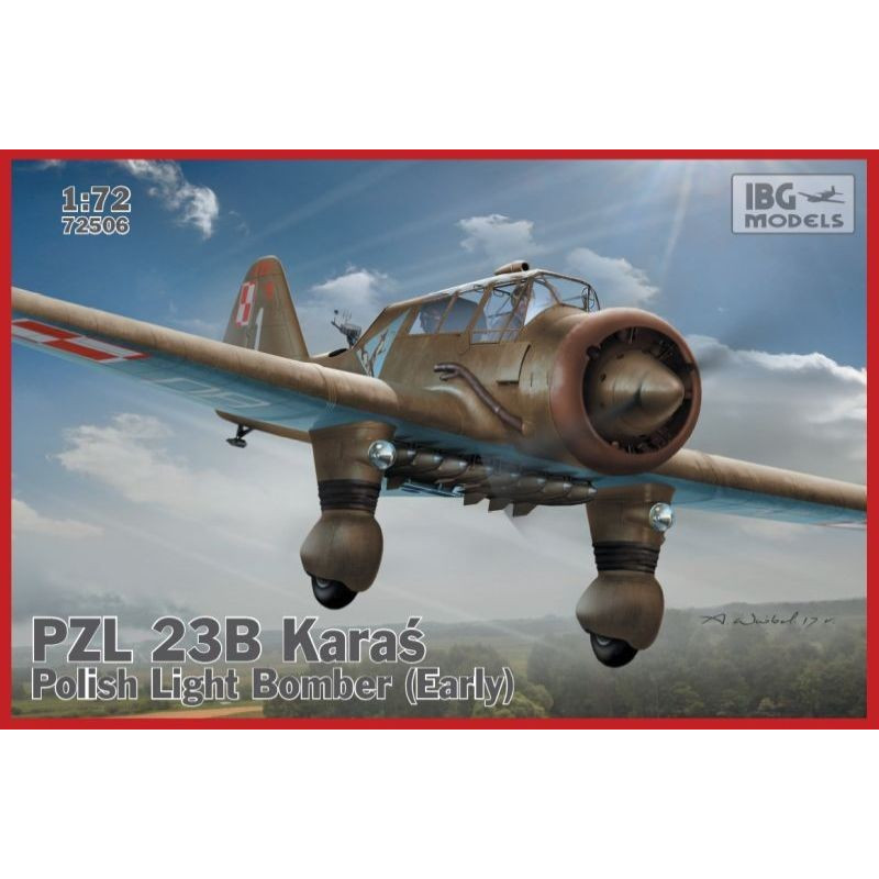 PZL 23B Kara? (Early) Polish Light Bomber 72506 IBG Models 1:72