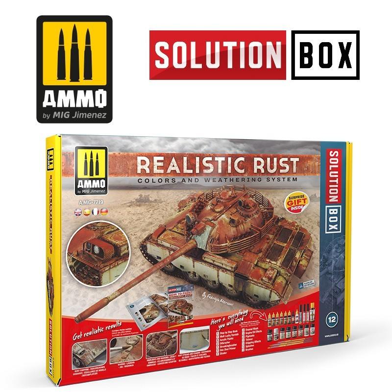 Realistic Rust Solution Box 7719 AMMO by Mig