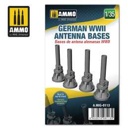 German WWII Antenna Bases 8113 AMMO by Mig 1:35