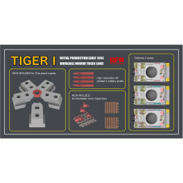 Tiger I Initial Production Early 1943 RM-5075 Rye Field Model 1:35