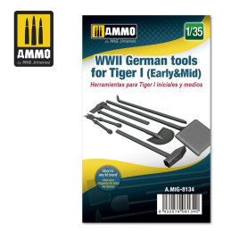 German Tools for Tiger I (Early & Mid) 8134 Ammo by Mig 1:35