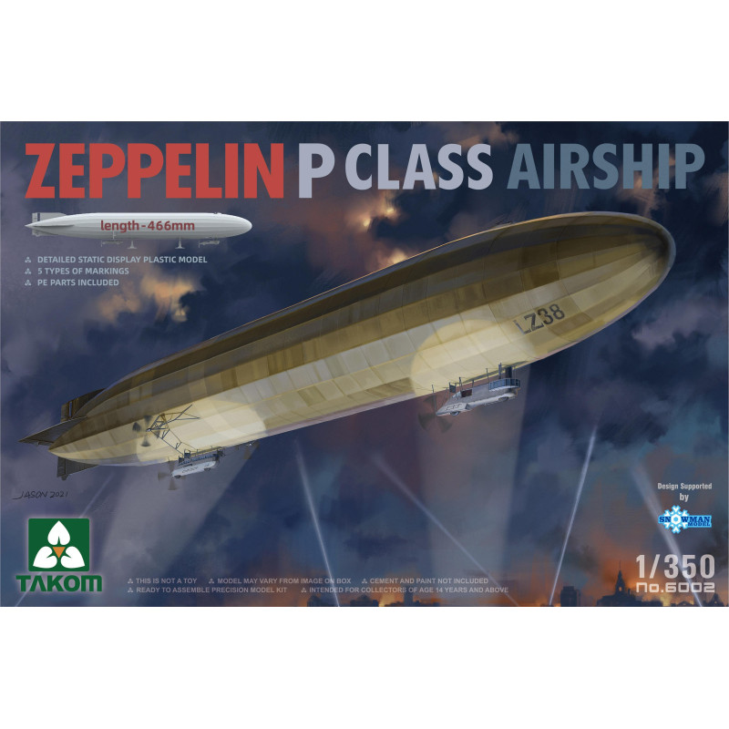 Zeppelin P Class Airship 6002 Takom 1:350