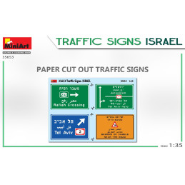 Traffic Signs. Israel 35653 MiniArt 1:35