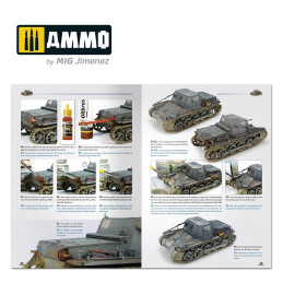 How to Paint Early WWII German Tanks ENGLISH, SPANISH 6037 AMMO by Mig
