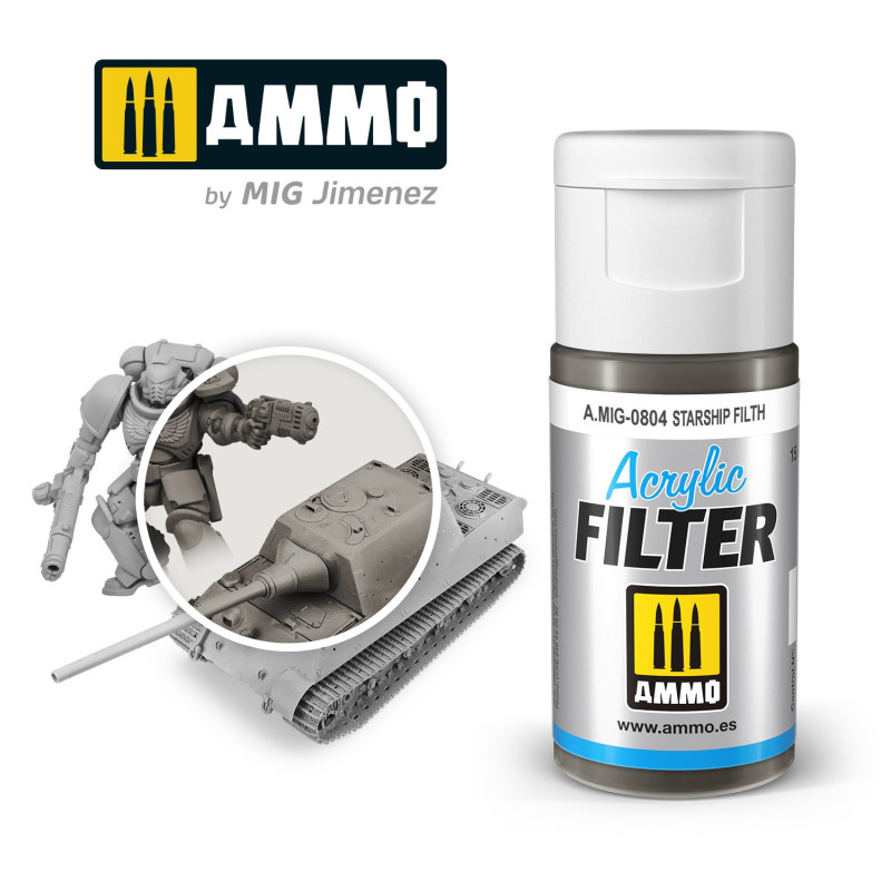 Starship Filth Acryl Filter A.MIG-0804 AMMO by Mig 15ml