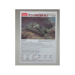 British Heavy Tank FV 214 Conqueror MK II 35A027 1:35 Amusing Hobby