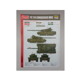 British Heavy Tank FV 214 Conqueror MK II 35A027 1:35 Amusing Hobby