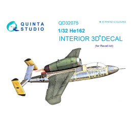 He 162 3D-Printed & coloured Interior (for Revell kit) QD32075 Quinta Studio 1:32