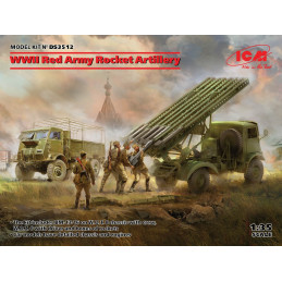 1/35 WWII Red Army Rocket Artillery BM-13-16 on W.O.T. 8, Model W.O.T. 6 & crew