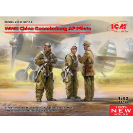 1/32 WWII China Guomindang AF Pilots