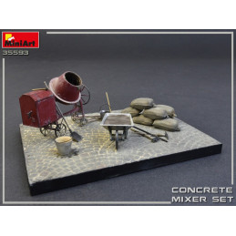 Concrete Mixer Set 35593 MiniArt 1:35