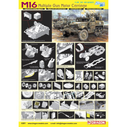 1/35 M16 Halftrack Multiple Gun Motor Carriage Smart Kit