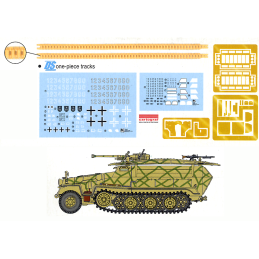 1/72 Sd.Kfz.251/7 Ausf.C w/2.8cm sPzB 41 AT Gun