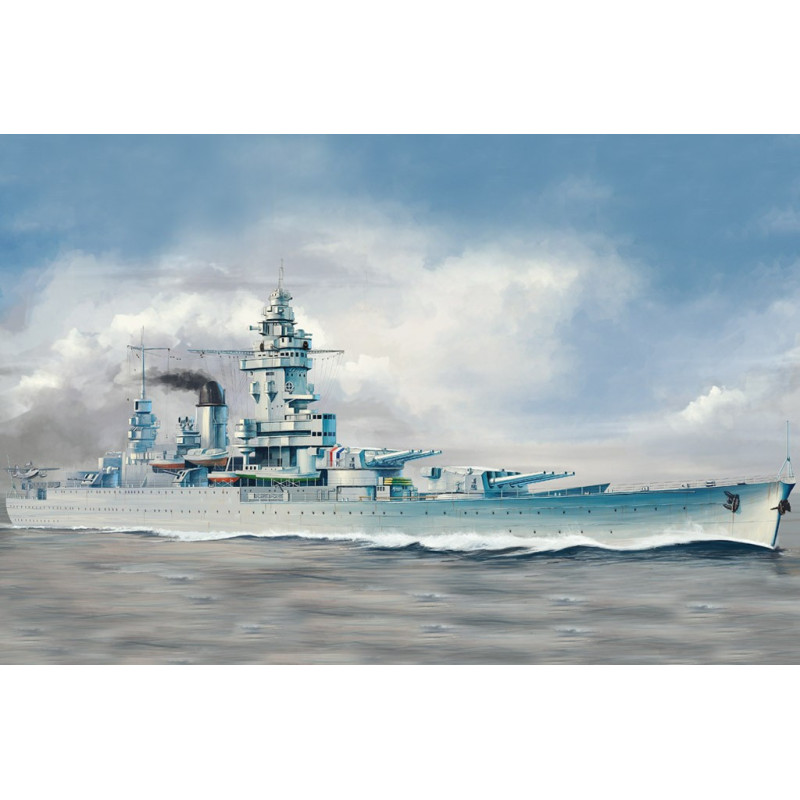 French Navy Strasbourg Battleship 86507 HobbyBoss 1:350