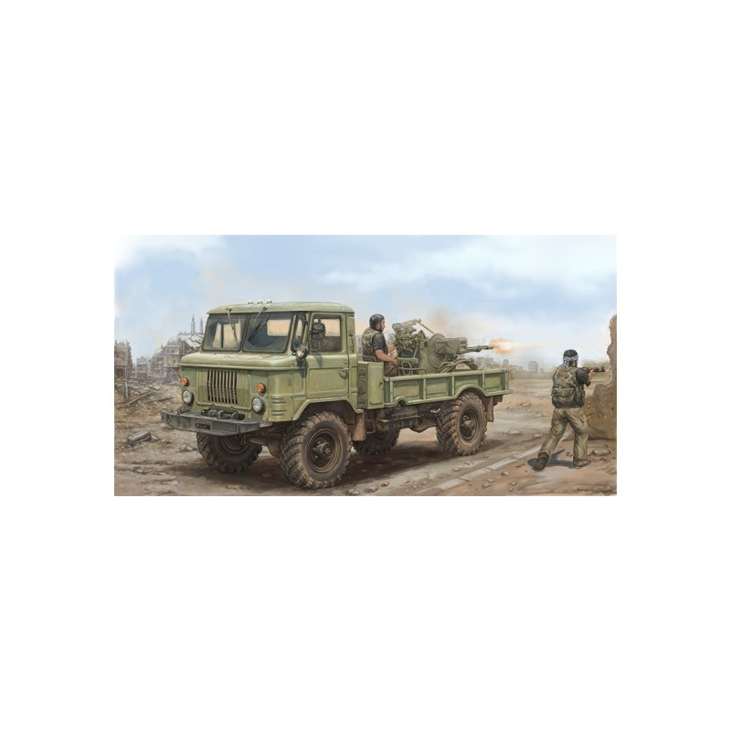 Russian GAZ-66 Light Truck II 01017 Trumpeter 1:35