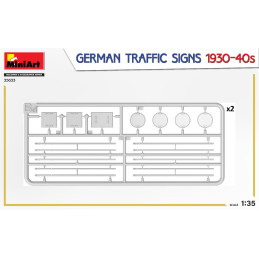 German Traffic Signs 1930-40s 35633 MiniArt 1:35