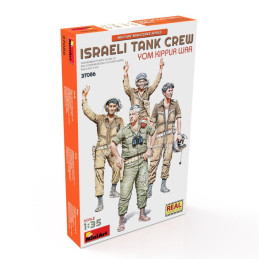 Israeli Tank crew Yom Kippur War 37086 MiniArt 1:35