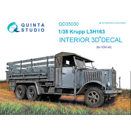 Krupp L3H163 3D-Printed & coloured Interior (for ICM kit) QD35030 Quinta Studio 1:35