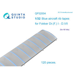 Blue rib tapes Fokker Dr. (F.)I-D.VII (for All kit) QP32004 Quinta Studio 1:32