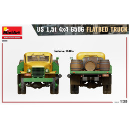 US 1,5t 4x4 G506 Flatbed Truck 38056 MiniArt 1:35