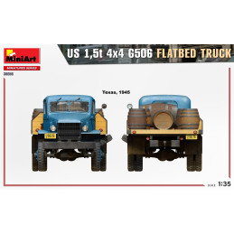 US 1,5t 4x4 G506 Flatbed Truck 38056 MiniArt 1:35