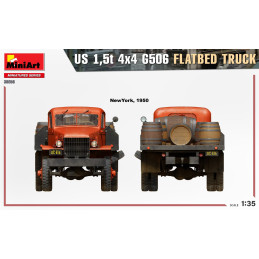 US 1,5t 4x4 G506 Flatbed Truck 38056 MiniArt 1:35