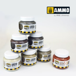 Acrylic Mud Collection (250mL) AMMO by Mig