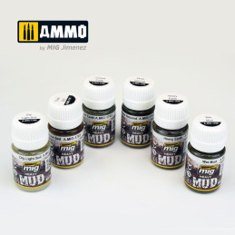 Enamel Heavy Mud Texture Collection (35 mL) AMMO by Mig