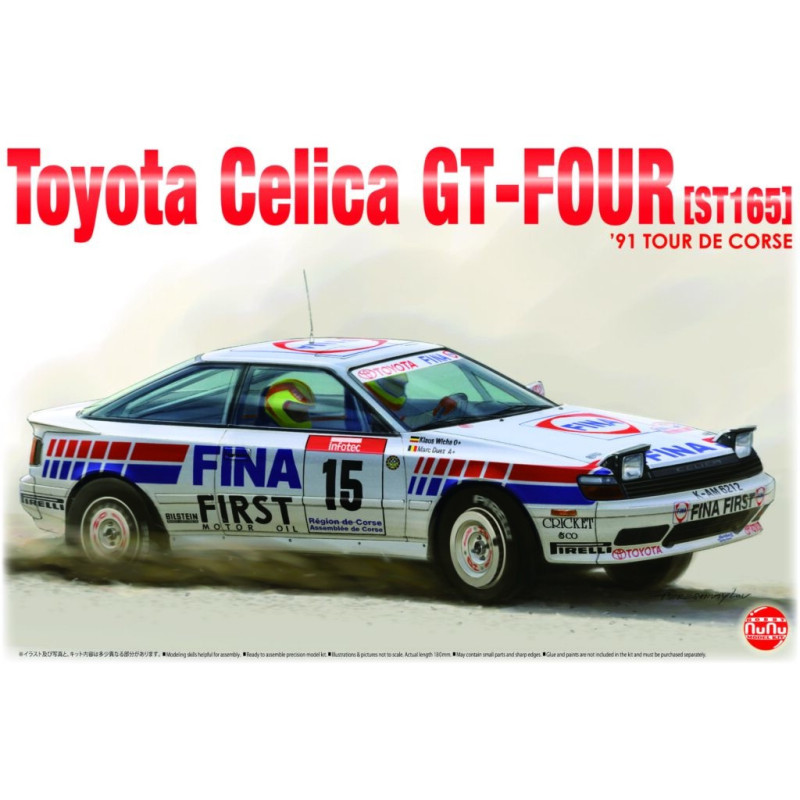 Toyota Celica GT-Four ST165 1991 Tour de Corse PN24015 NuNu 1:24