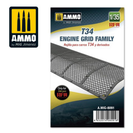 T34 Engine Grid Family 8091 AMMO by Mig 1:35
