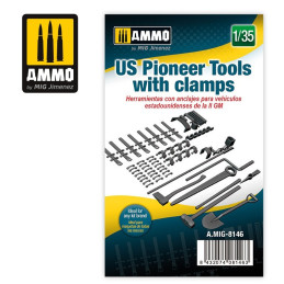 US Pioneer Tools with clamps 8146 AMMO by Mig 1:35