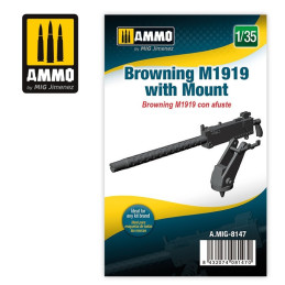 Browning M1919 with Mount 8147 AMMO by Mig 1:35
