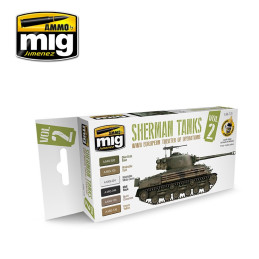 Sherman Tanks Vol. 2 (WWII European Theater of Operations) 7170 AMMO by Mig