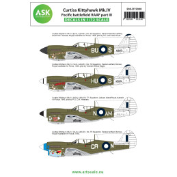 Curtiss Kittyhawk Mk.IV Pacific battlefield RAAF part III D72008 Art Scale Kit 1:72
