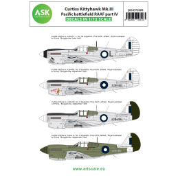 Curtiss Kittyhawk Mk.III Pacific battlefield RAAF part IV D72009 Art Scale Kit 1:72