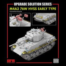 Sherman M4A3 76W HVSS upgrade for RFM5058 RM-2026 Rye Field Model 1:35