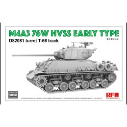M4A3 76W HVSS Early Type RM-5058 Rye Field Model 1:35