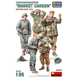 "Market garden" Netherlands 1944 Resin heads 35393 MiniArt 1:35