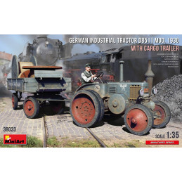 German Industrial Tractor D8511 Mod. 1936 with Cargo Trailer 38033 MiniArt 1:35